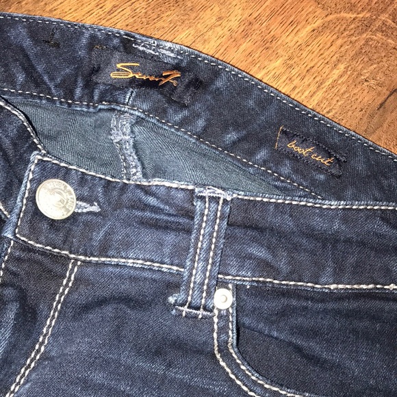 NWT SEVEN7 Dark Washed Denim Jeans - Picture 6 of 7